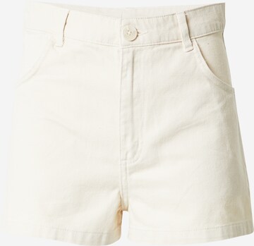 Monki Regular Shorts in Beige: predná strana