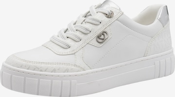 Baskets basses MARCO TOZZI en blanc : devant