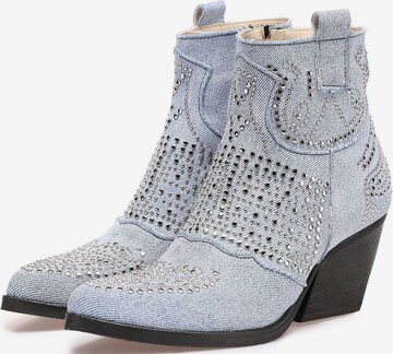 INUOVO Ankle Boots in Blue