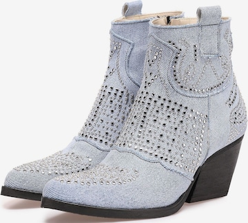 INUOVO Ankle Boots in Blue