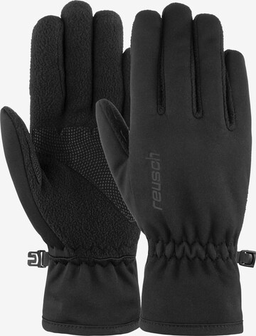 REUSCH Athletic Gloves 'Twister Junior' in Black: front