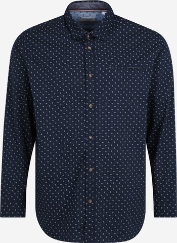 Jack & Jones Plus Regular fit Button Up Shirt in Blue: front