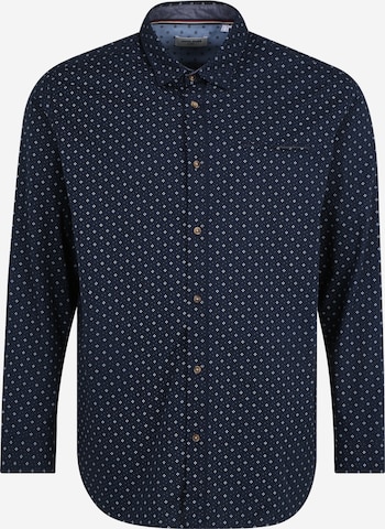 Jack & Jones Plus Overhemd in Blauw: voorkant