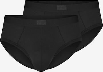 Mey Slip 'Iconic Modal' in Schwarz: Vorderseite