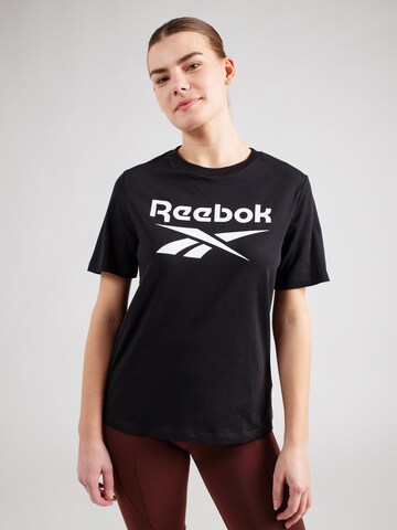 Reebok Funkčné tričko 'IDENTITY' - Čierna: predná strana