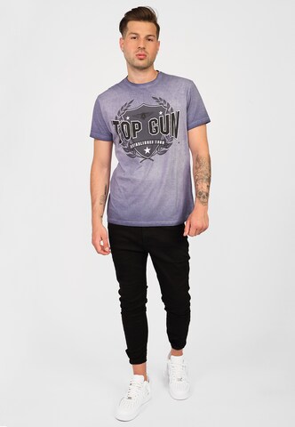 TOP GUN Shirt in Purple