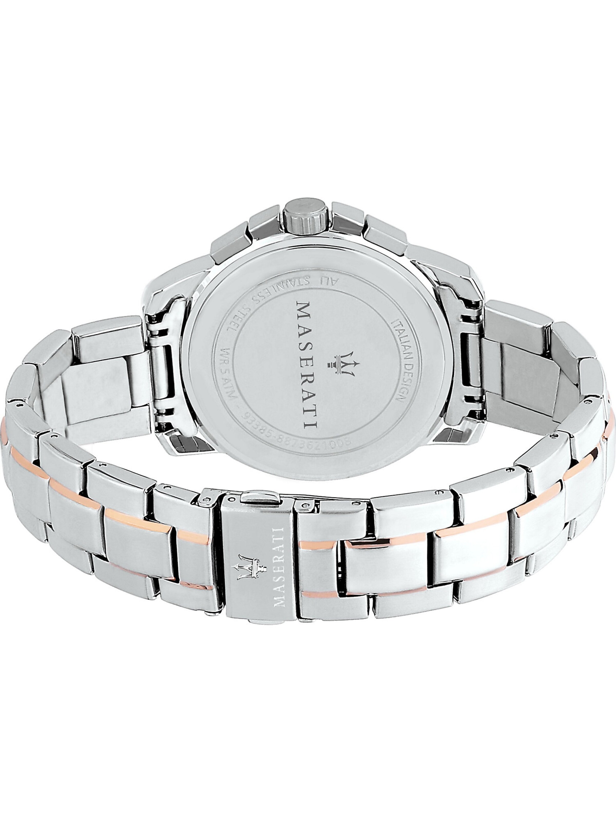 Maserati Uhr in Silber