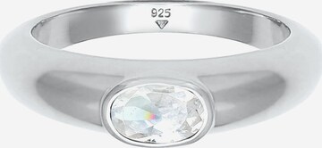 ELLI Ring Bandring, Solitär-Ring in Silber