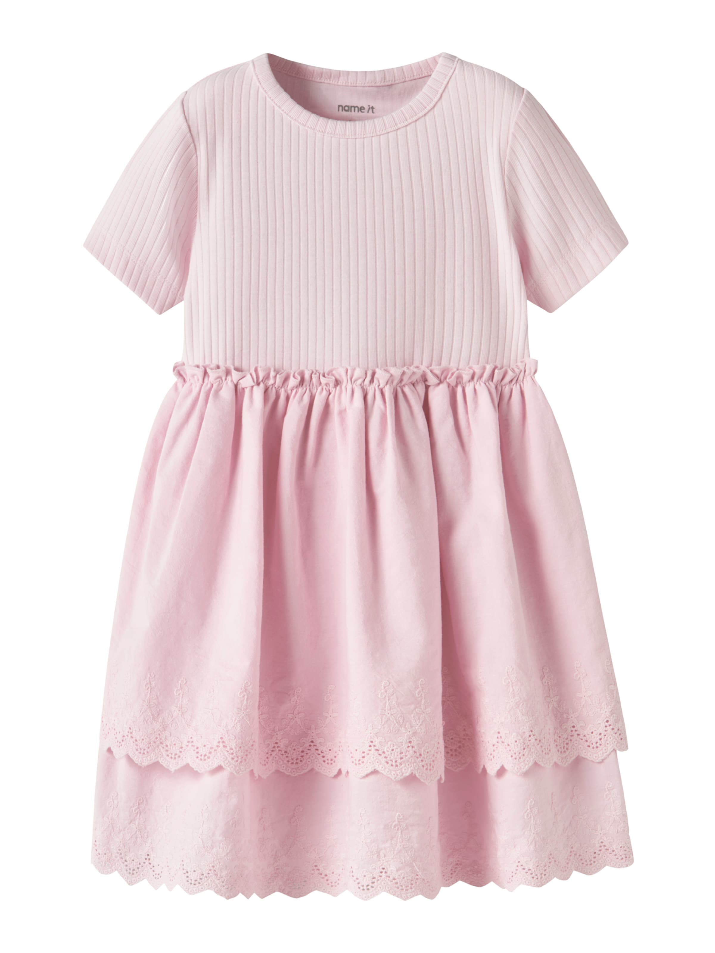 Robe 'NMFHAVELLE' NAME IT en rose : devant