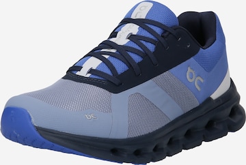 On Running shoe 'Cloudrunner' in Blue: front