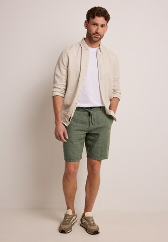 Street One MEN Regular Chino Pants in Green