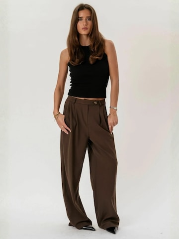 It's May Normální Kalhoty ' Maddalena ' – hnědá