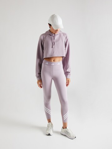 ADIDAS PERFORMANCE - Sweatshirt de desporto em roxo