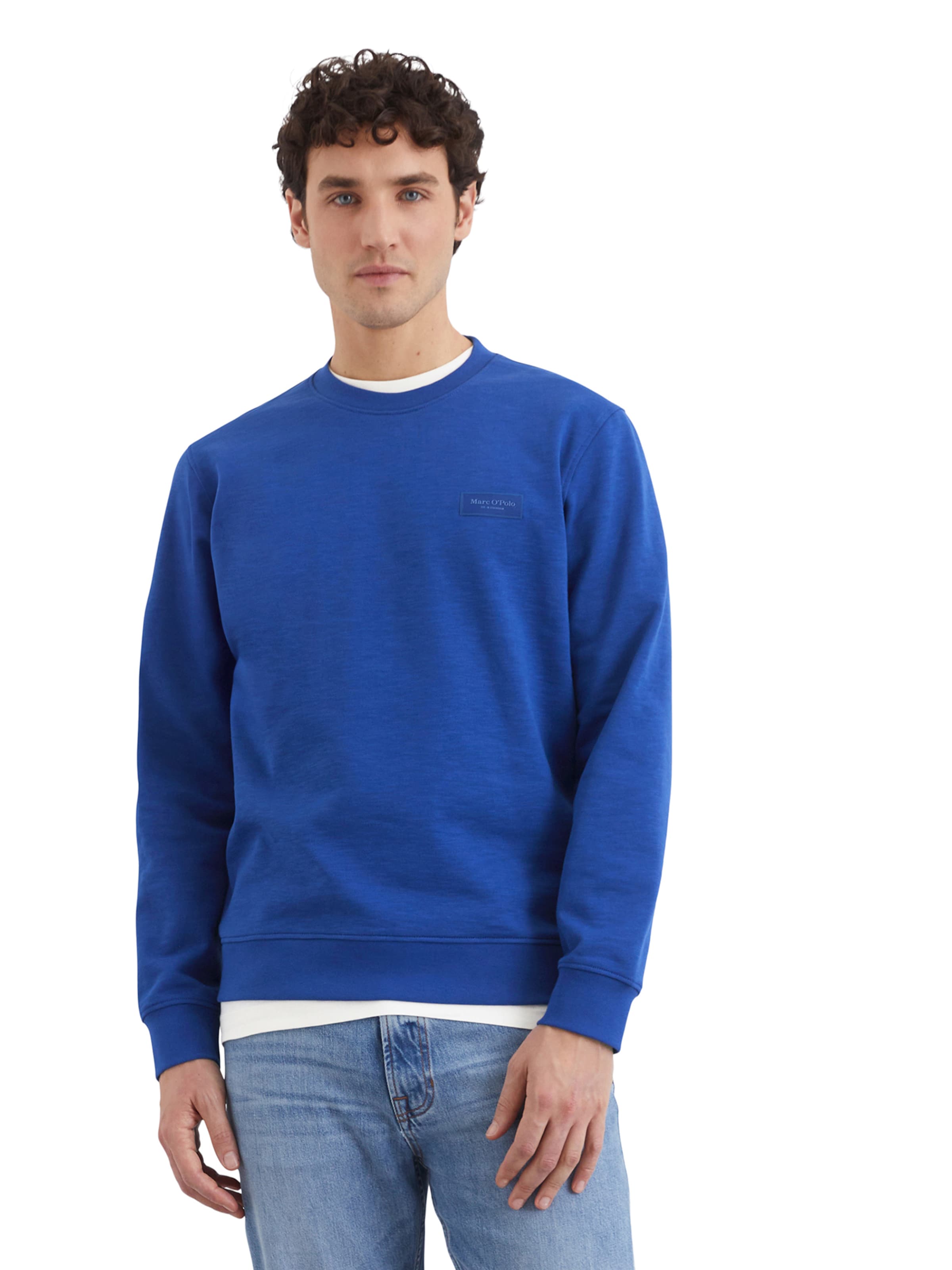 Marc O'Polo Sweatshirt in Blauw: voorkant