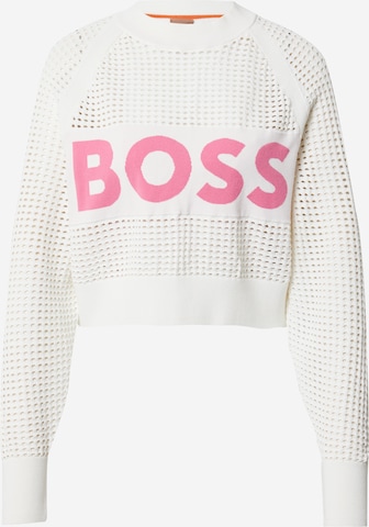 BOSS Pullover in Weiß: predná strana