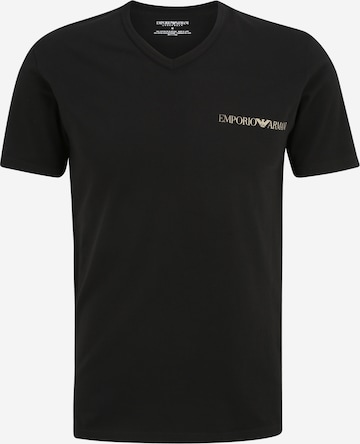 T-Shirt Emporio Armani en noir : devant