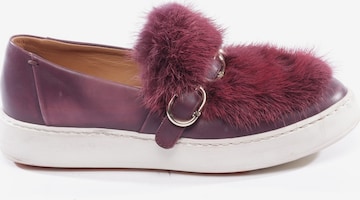 Santoni Flats & Loafers in 37 in Purple: front