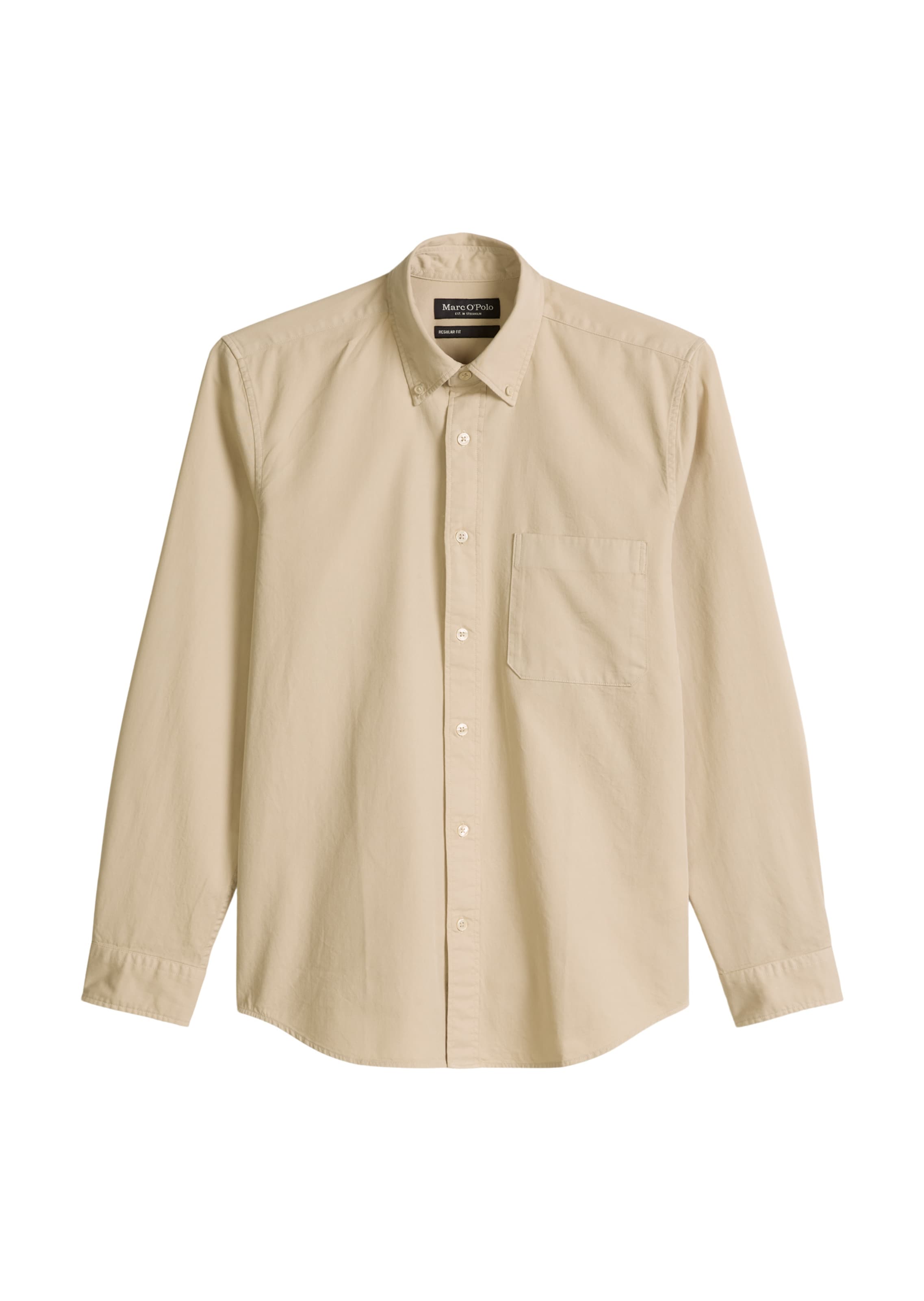 Marc O'Polo Hemd in Beige: Vorderseite