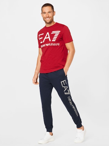 EA7 Emporio Armani Tapered Trousers in Blue