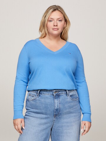 Tommy Hilfiger Curve Pullover in Blau: predná strana