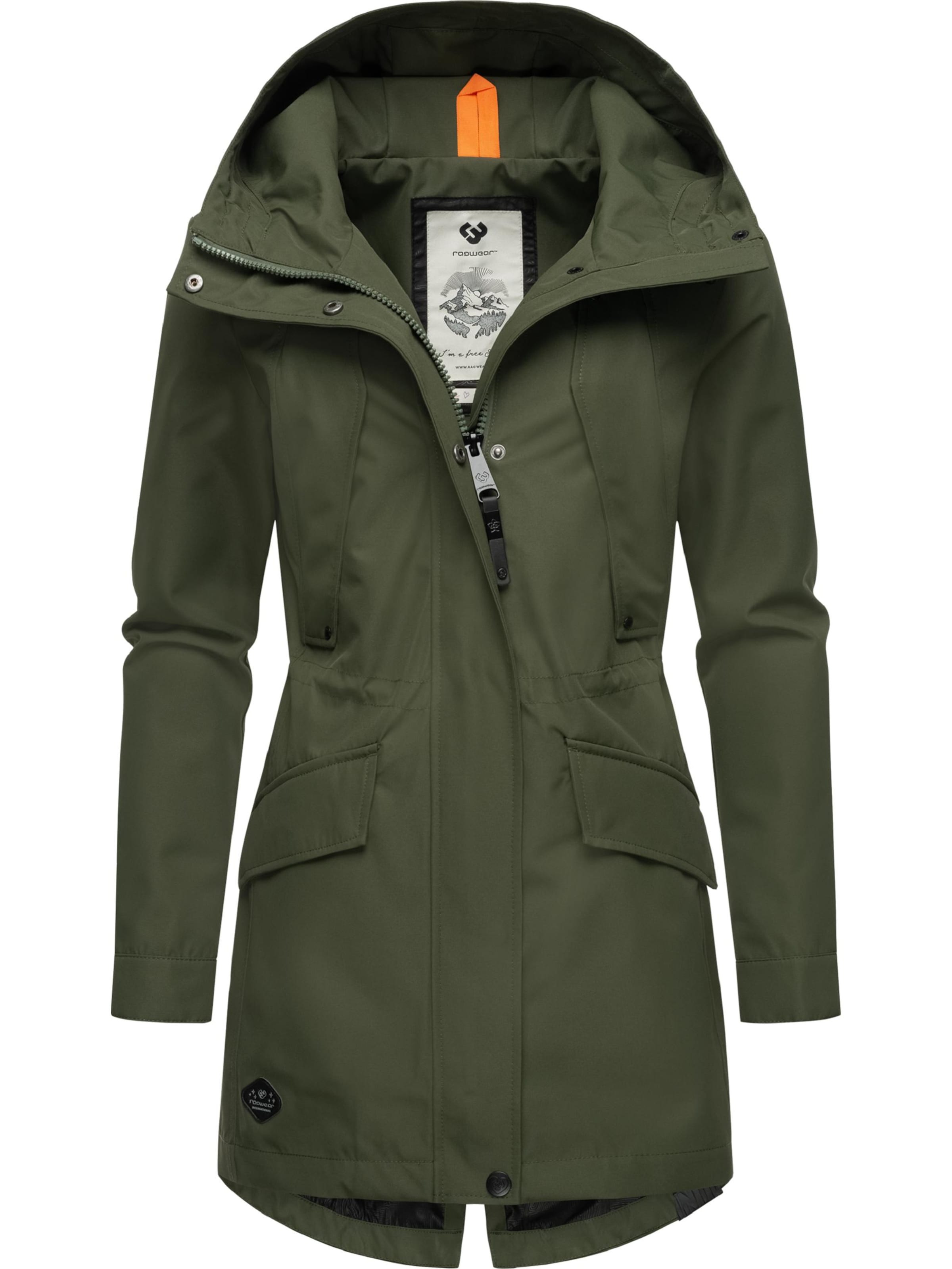 RagwearTehnički kaput 'Begonia' - zelena boja