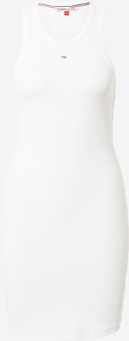 Tommy Jeans - Vestido em branco: frente