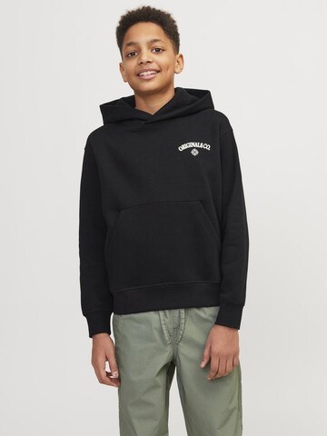 Jack & Jones Junior Sweatshirt 'JORSantorini' in Black: front