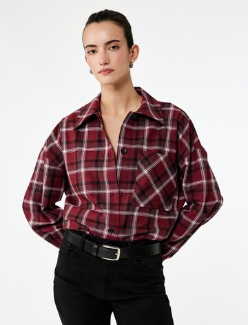 Koton Between-Season Jacket in Red: front