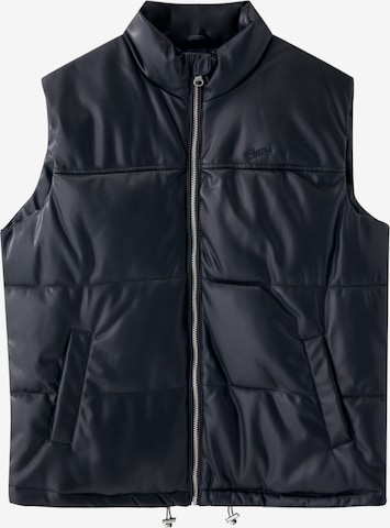 Pull&Bear Vest in Black: front