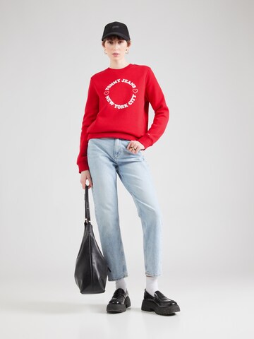 Felpa 'NYC' di Tommy Jeans in rosso