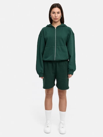 Daily Cotton Sweatjacke 'DCCUENCA'‌‌‌ in Grün