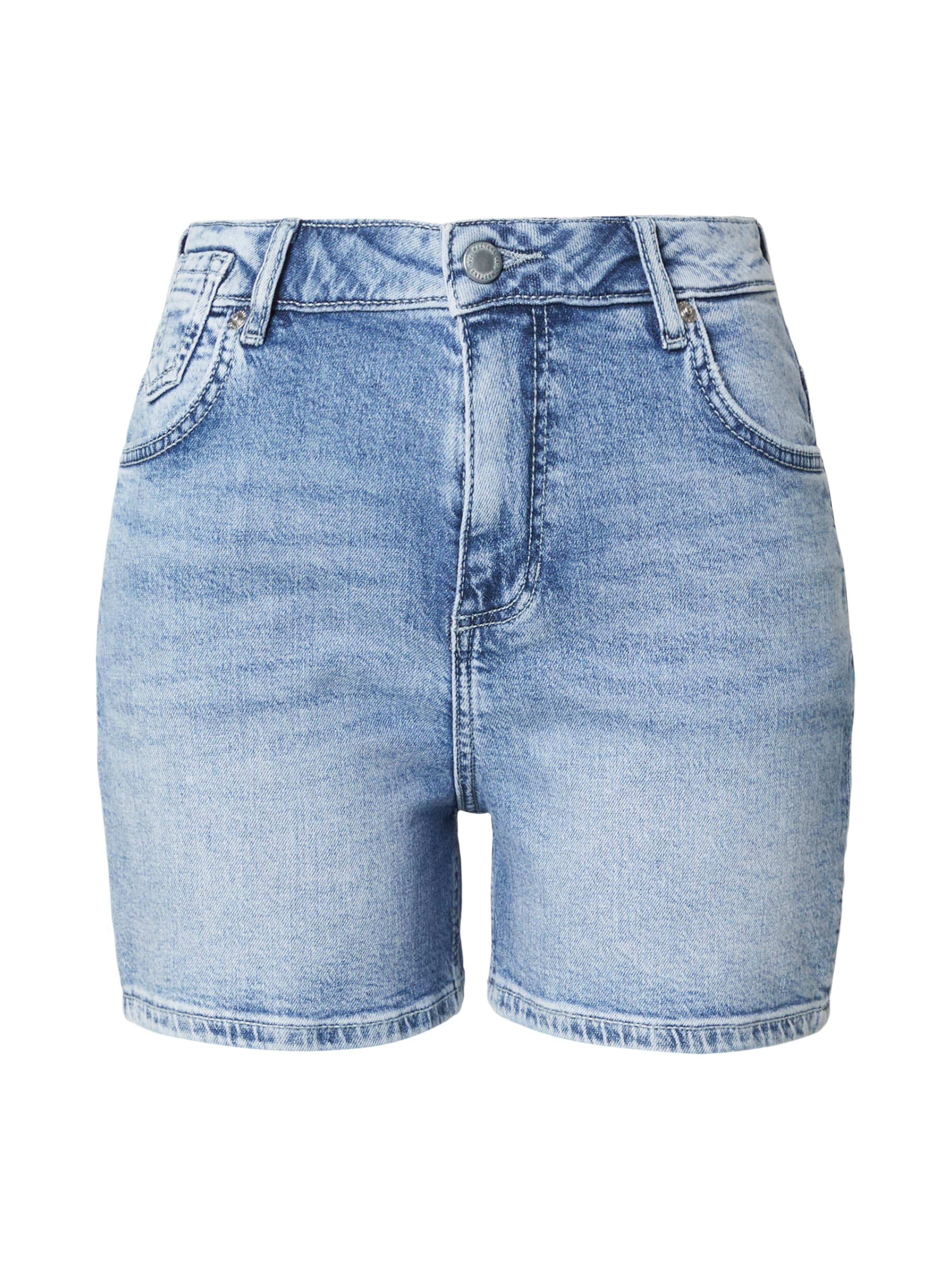 mėlyna MUSTANG Standartinis Džinsai 'CHARLOTTE': priekis