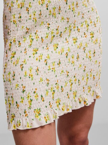PIECES Skirt 'Taylin' in Beige
