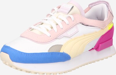 PUMA Sneaker 'Future Rider' in himmelblau / hellgelb / pink / rosa / weiß, Produktansicht