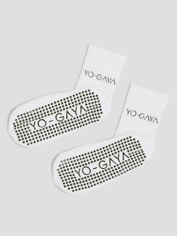 YO-GAYA Athletic Socks 'Socks - 5 Pack - Pilates' in White
