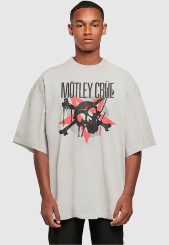 Merchcode T-Shirt 'Motley Crue - Montage Skull' in Grau: predná strana