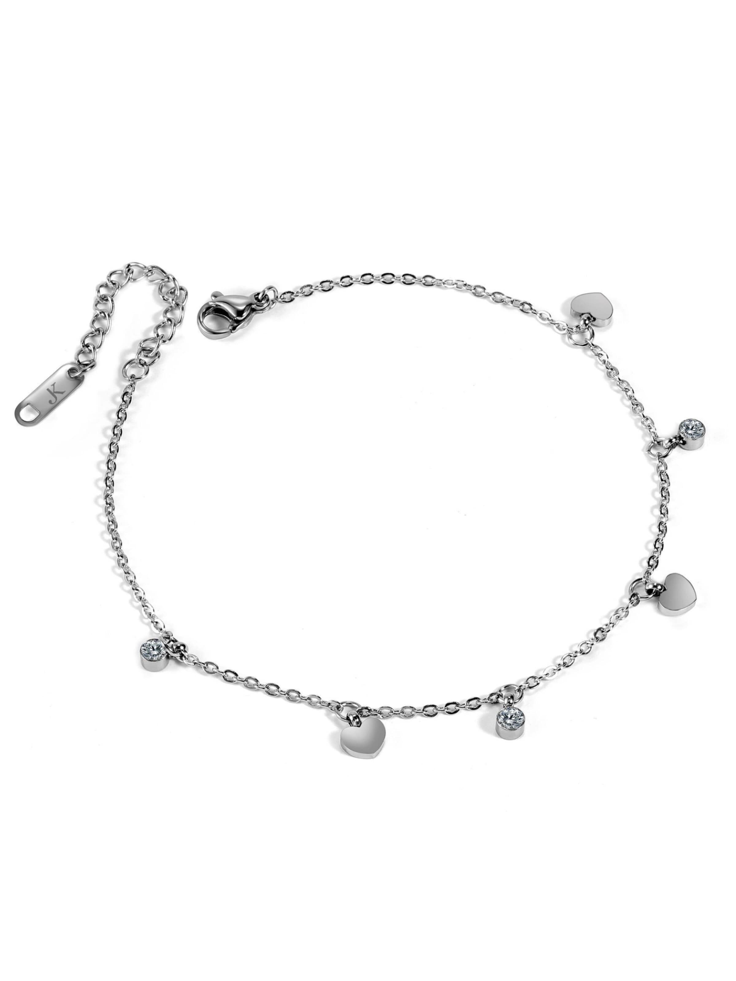 Kim Johanson Fußschmuck 'Feline'‌‌ in Silber: Vorderseite