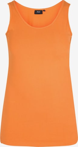 Zizzi Top in Orange: front