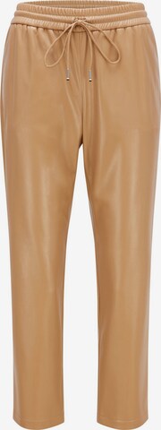 Regular Pantalon 'Talilia' BOSS en beige : devant