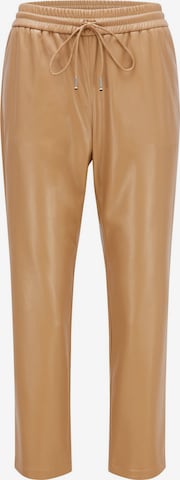 BOSS Regular Broek 'Talilia' in Beige: voorkant