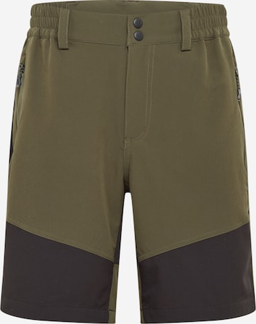 Whistler Regular Workout Pants 'Avian' in Green: front