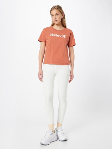 Hurley Funktionsshirt in Rot