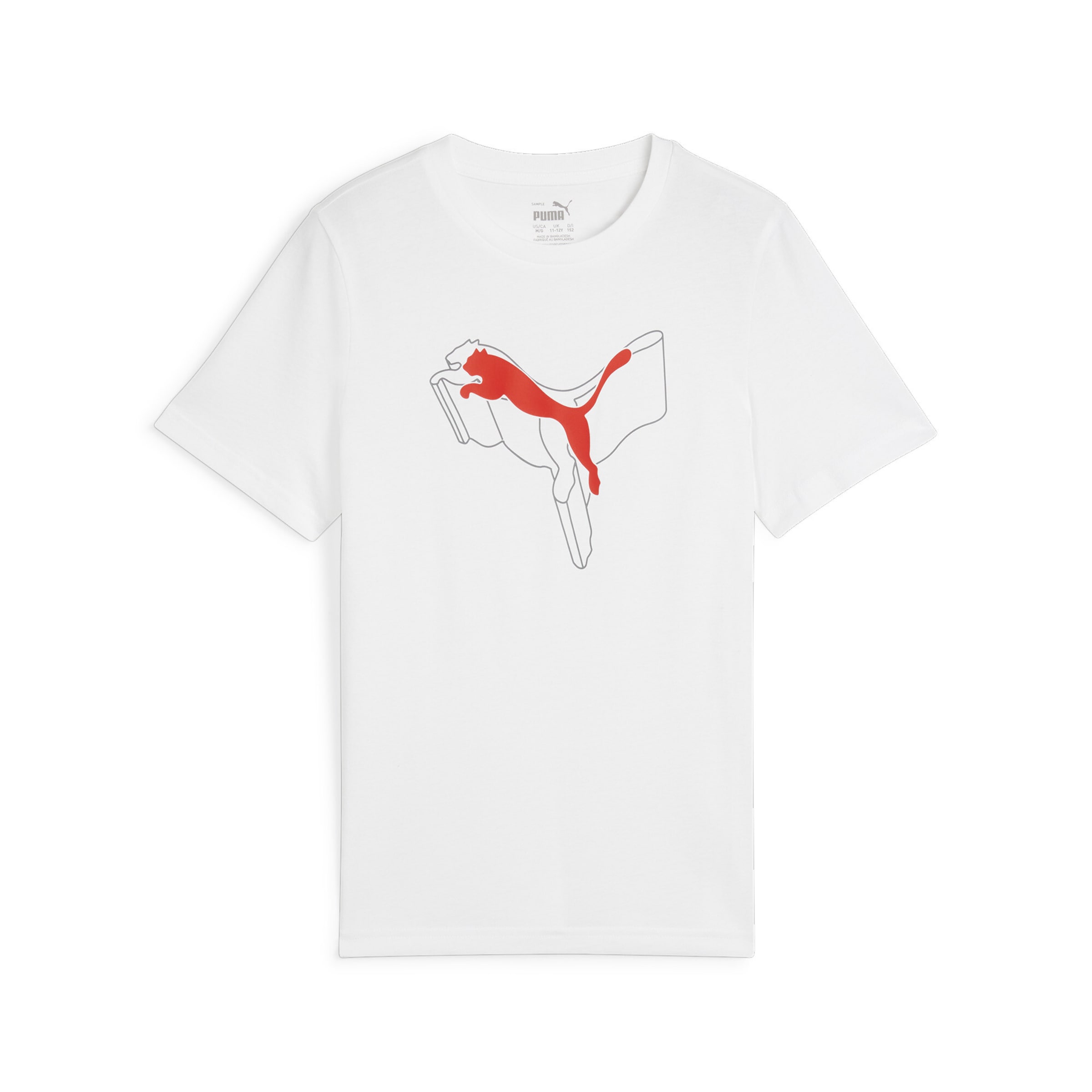 PUMA Shirt in White: front