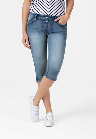 TIMEZONE Slimfit Jeans 'Aleena' in Blauw: voorkant