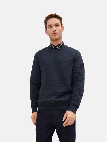 TOM TAILOR - Sweatshirt em azul