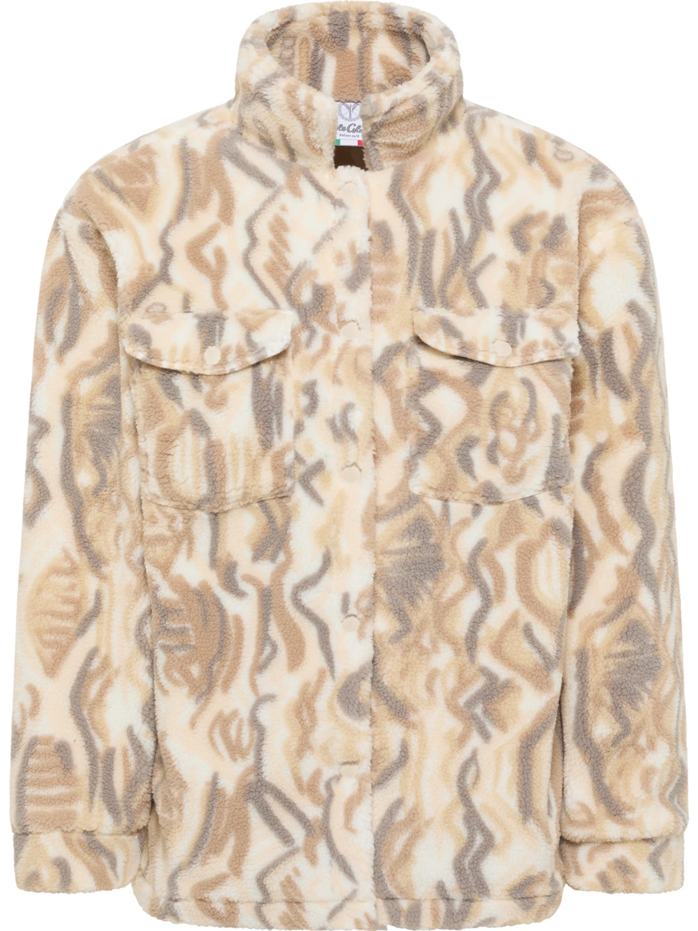 Veste de survêtement &#x27;Dirler&#x27; Carlo Colucci en beige : devant