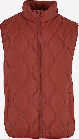 Gilet di Urban Classics in rosso: frontale
