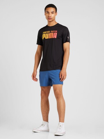 PUMA Performance Shirt 'Forever. Faster.' in Black