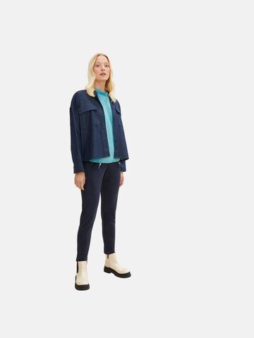 TOM TAILOR Sweatshirt in Blue