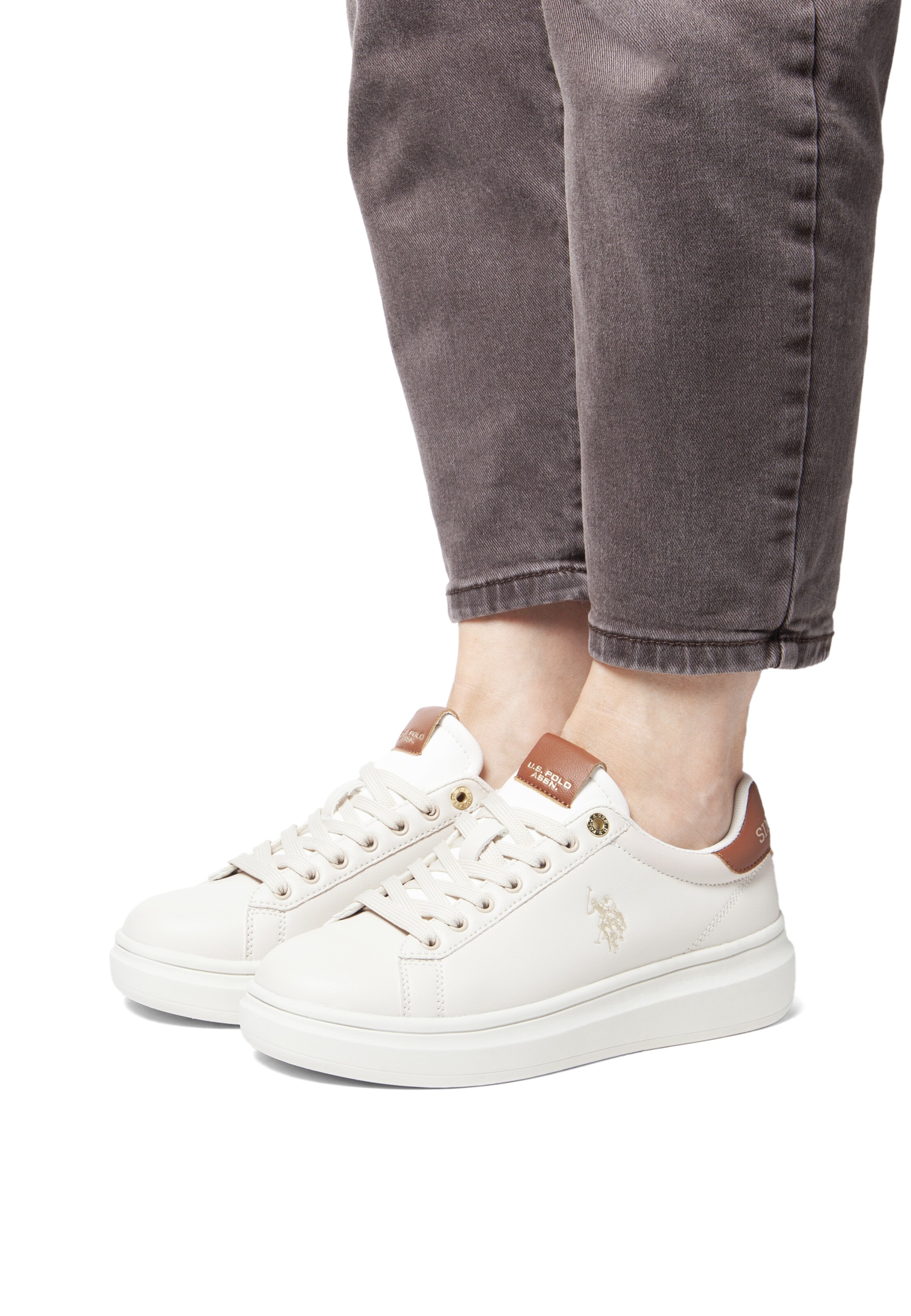 Sneaker bassa di U.S. POLO ASSN. in bianco